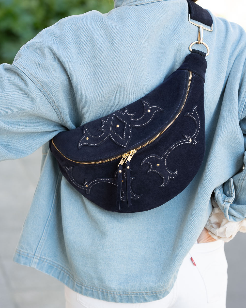BANANE CUIR - BLEU NUIT CALAMITY