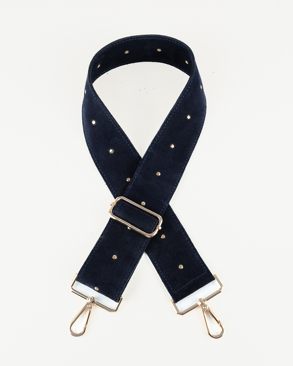 Sangle Cuir Bleu Nuit